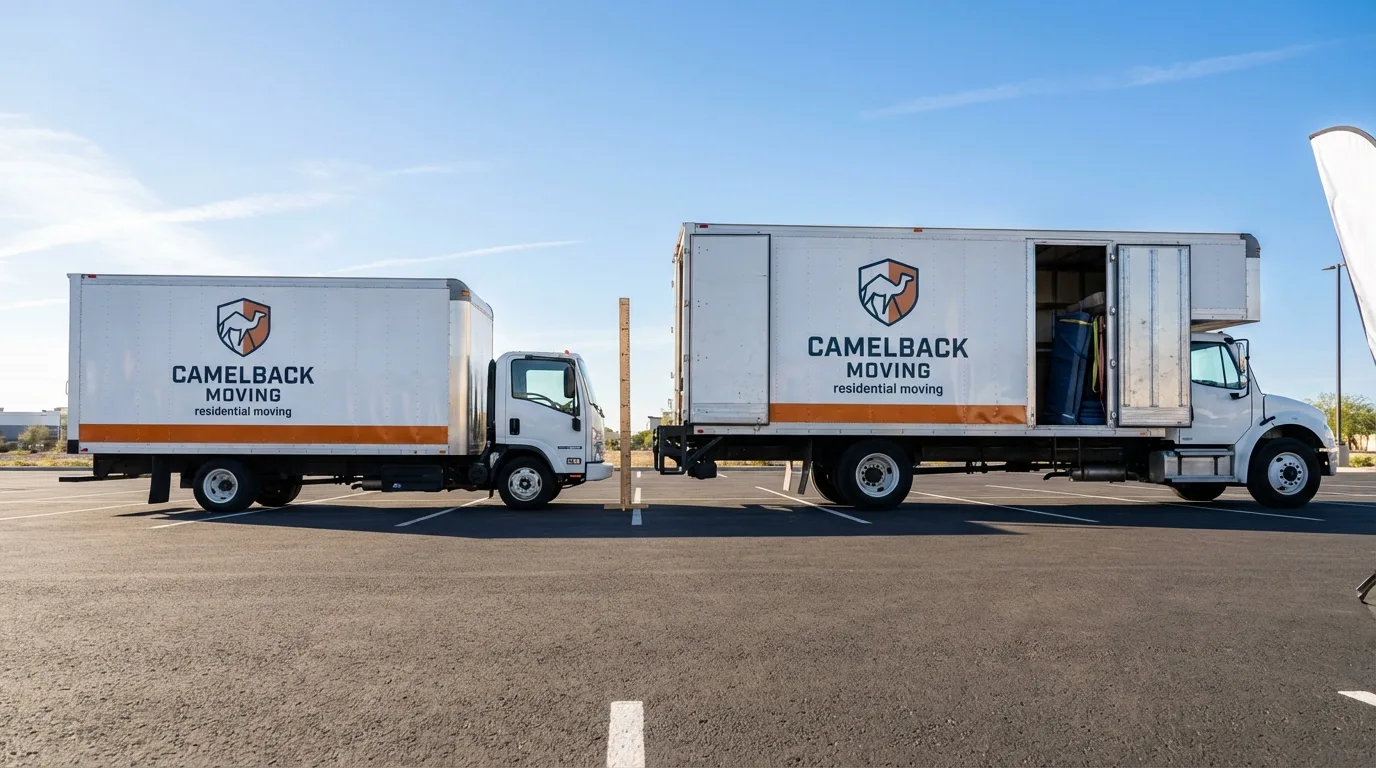 Moving truck size capacity guide in Lovington